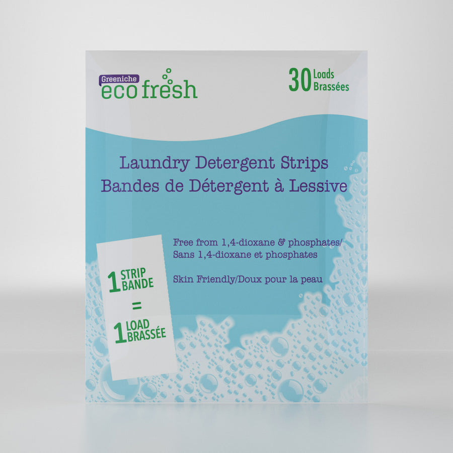 Eco-friendly Laundry Detergent Strips 30 PK